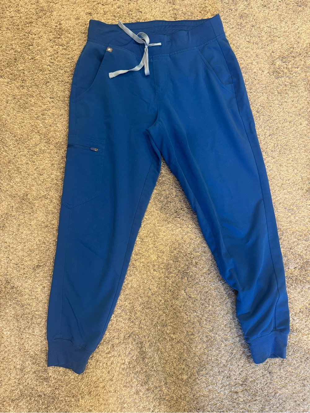 Figs Royal Blue Jogger Scrub Pants